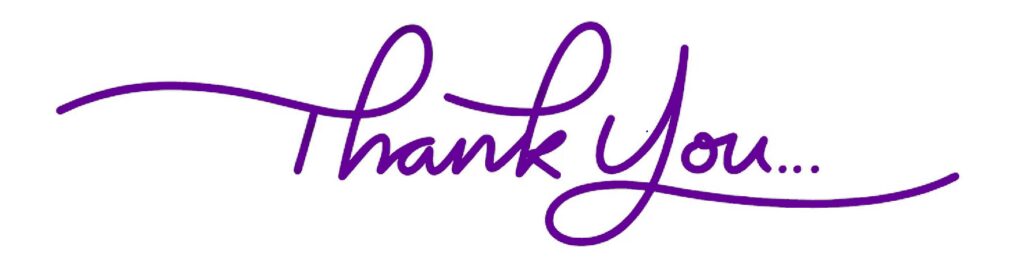 Thank you Purple