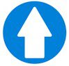 Blue Arrow UP